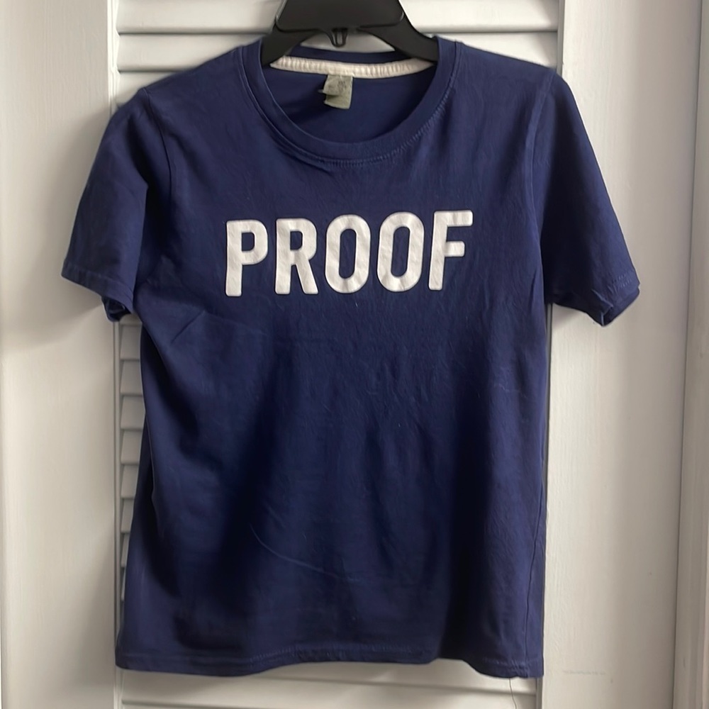 Instant Message PROOF Tee;Navy/White Youth Medium - Like New